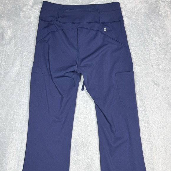 Figs High Waisted Navy Flare Seville Scrublegging Scrub Pant Large 1000042 - Picture 13 of 14